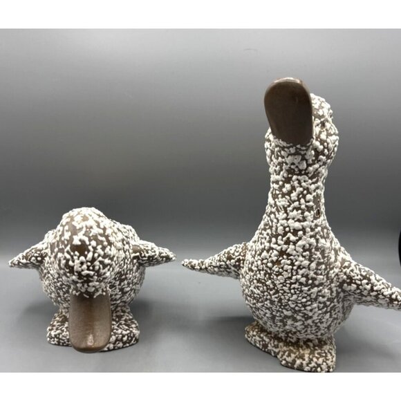 Vtg Set of 2 Royal Haeger Speckled Duck Planter Speckled Glaze - Picture 5 of 9